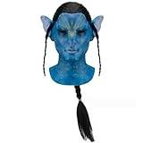 NYCK Halloween avatar mask kan glöda hela huvudet latex skräck huvudbonader filmmask