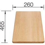 Blanco cutting board 225685 46.5 x 26 cm, solid beech