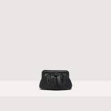 Coccinelle Diletta Clutch_ NOIR Plain leather tanned using special fatliquors that make it soft to the touch. Despite its silky look, this is a hide that is resistant to atmospheric agents thanks to the use of resins which make it slightly waterproof while maintaining its natural aesthetic.