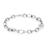 Tommy Hilfiger Contrast Link Chain Armband Rostfritt Stål 2780789 - Dam - Stainless Steel - 17 cm