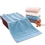 HJHIKJK handduk Polka Dot Striped Gray Ivory Blue Blush Pink Thick Cotton Towel Towel Towel or Hand Towel (Color : A)