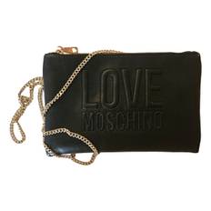 Moschino Love Leather clutch bag