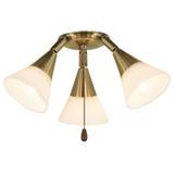Lampa CasaFan 16 MA 3-STRAHLER Opalglas