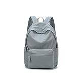 CCAFRET Ryggsäck Dam Kvinnors ryggsäck, vattentät, affärsmodell väska, gymnasieelever, mångsidig enkel resväska, stor kapacitet (Color : Silver)