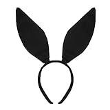 ISAKEN Kaninöron pannband hårband, kanin plysch hårband kaninöron cosplay kostym, kaninöron hårband pannband påsk halloween huvudbonader tillbehör för vuxna barn