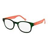 I Need You Green/Orange Plus 2.5 sfärisk lesebrille Rio läsglasögon