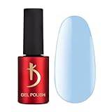 Kodi Professional nagellack – B125 – Blue Sky – Gel Nail Polish UV LED – 7 ml – UV nagellack lätt att applicera, hållbara gelnaglar gellack (blå)