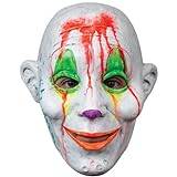 Ghoulish productions - Gang Tiger Neon, Clowns Linje, slitstark latexdräkt, handmålad, halloween, karnevalsfest, maskerad, en storlek passar alla.