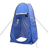 SSWERWEQ Familjetält Portable Pop Up Privacy Tent Outdoor Camping Mobile Shower Automatic Tent Summer Beach Changing Room (Color : Blu)