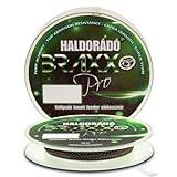 HALDORADO Braxx Pro Sinking flätad kroklinje toppslitstyrka, extra slät, supertunn, japansk teknik, 10 m, 0,16 mm, 10,62 kg, 10,9 kg, grön