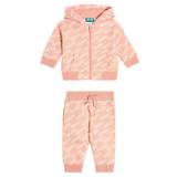 Kenzo Kids Baby cotton tracksuit - pink - 92