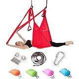 Yoga Hammock Set Aerial, Home Yoga Hammock, Ultralight Anti-Gravity Yoga Swing, For Improved Yoga Inversions, Flexibility & Core Strength,O