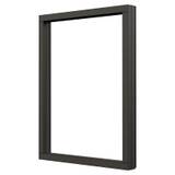 NorDan NTech fast fönster BlackLine trä/alu, 6x11