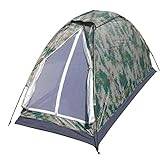 AQQWWER Tält Utomhus Camouflage Tent Beach Tent Camping Tält for 1 person Single Layer Polyester Tyg Vattentäta Tält Bärväska