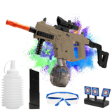 High Speed VECTOR Electric Gel Ball Gun Toys , Automatic And Manual Double Shooting Modes Water Bullets Blaster Toy With Large Magazine And Elastic Bo
