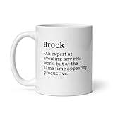 Brock Mug-Coworker Mug-Brock Definition Mugg-Personlig Brock Mugg-Anpassad Brock Mugg - Rolig Arbetspresent Mugg för Medarbetare