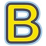 Bebemon BB073 - Dekorativ bokstav, B gul