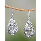 Women Ethnic All Season Ethnic Hollow out Daily Metal Vintage Style Dangle Earrings