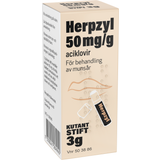 Herpzyl, kutant stift 50 mg/g 3 gram