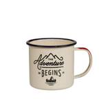 GENTLEMEN'S HARDWARE - Mugg i emalj - Adventure Créme