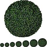 Buxbom Topiary Ball, Konstgjord Topiary Plant - Bröllopsdekoration - Konstgjord växtboll inomhus/utomhus - Topiary Tree Substitute (38cm)