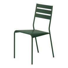 Fermob - Facto Chair Cedar Green 02 - Matstolar utomhus - Patrick Jouin - Grön - Metall