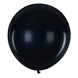 45 cm stora runda ballonger svart helium 12 stycken jumbo tjocka latexballonger Ø 45 cm för bröllop, alla hjärtans dag, födelsedag, dop, nattvardsgång, festdekoration