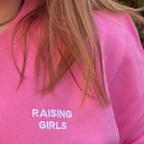 Raising Girls Sweatshirt In Baby Blue Or Candy Pink