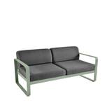 Fermob Bellevie 2-sits soffa cactus, graphite grey dyna