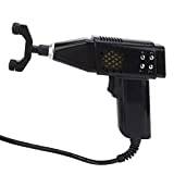 Elektriskt kiropraktiskt justeringsinstrument 9 Styrka Gears Spine Massager Machine Handheld Muscle Deep Tissue Massage Gun Sport Fascial Massage Utrustning, Black 100‑240V(UK Plug)