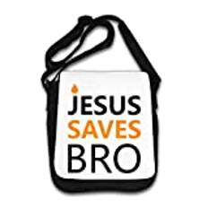Jesus Saves Bro Religion axelväska