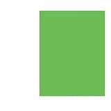 Färgpapper 100 st färgat A4 kopieringspapper flera storlekar dubbelsidiga origami presentförpackning hantverk dekoration papperskort lagerpapper (färg: Grön, storlek: A4)