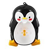 FOMIYES Bebispotta Eva Bokstäver Penguin Potty Training Urinal: S?t Animal Wall Baby Training Potty With Funny Aiming For Baby Boy Toddler Black Resepottor