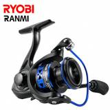 SHEIN Ryobi Ranmi 1pc Fishing Reel, High Strength Body, Eva Handle Grip, 5.2:1 High Speed Ratio, Excellent Braking Power, Suitable For Both Freshwater And S