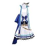 AmanMing Anime Umamusume Pretty Derby Vivlos cosplay kostym dam sjöman kostym JK uniform kjolar (vit, small)