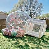 Uppblåsbart Star Bubble House, Dome Clear Pvc Uppblåsbart campingtält med kanalfest/semester/camping vision