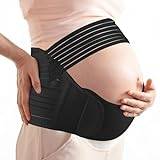 Graviditetsstödbälte, Gravidmageband för ländryggsstöd och buk-/bukstöd, Graviditetsstödbälte för Alla Stadier av Graviditeten och Postpartum
