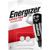 Energizer Alkalisk LR43 / 186 Batterier (2 st. Förpackning)