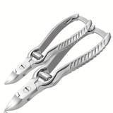 Toenail Clippers For Thick And Ingrown Nails, Stainless Steel Toe Nail Clipper, Precision Toenail Tools Clippers For Thick Or Ingrown Toenails