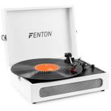 Fenton RP118F retro skivspelare med Bluetooth in/ut och USB - Beige, Fenton retro skivspelare med bluetooth