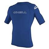 O 'Neill Wetsuits Basic Skins S/S Crew - Polyester T-shirt för män med UV-skydd