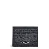 RADLEY liten läderkorthållare Dean Street i svart rymmer 7 kort - levereras i en märkespresentask, Svart, S, Klassisk