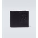 Loewe Leather bifold wallet - black - One size fits all
