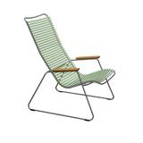 Houe - CLICK Lounge Chair - Dusty Green - Solstolar och solsängar - Henrik Pedersen - Metall/Trä/Plast
