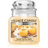 Village Candle Spiced Vanilla Apple doftljus (Glass Lid) 389 g