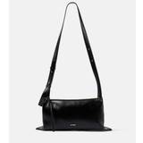 Jil Sander Empire Small leather shoulder bag - black - One size fits all