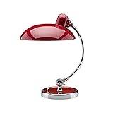Bordslampa Moderna smidesjärn dekorativa bordslampa sovrum sänglampa studier rum vardagsrum nostalgisk dekorativ ögonskydd skrivbordslampa Sänglampa (Color : Red)
