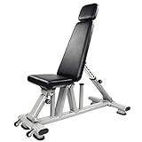 High-strength steel Adjustable/Foldable Workout Bench 1000 lbs, Flat/Incline/Decline Utility Weight Bench Press Exercise Equipment Sit Up Bench Squat rack