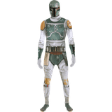 Adult Boba Fett Zapar Morphsuit Costume - Plus