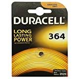 Duracell knappcell silveroxid urbatterier (SR621/D364/SR60)